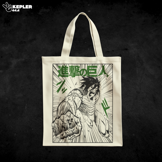 TOTE BAGS EREN ATTACK ON TITAN