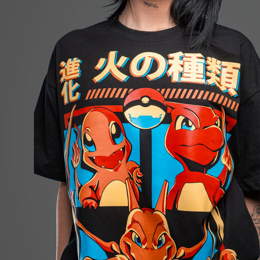 camiseta pokemon Charmander