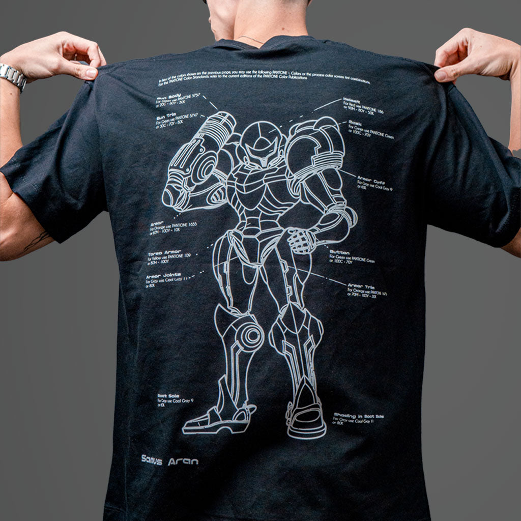 camiseta metroid samus returns